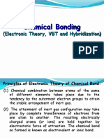 Chemical Bonding (Electronic Theory, VBT and Hybridization)