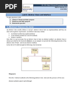 Lab 10 - Abstract Class & Interface