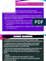 M3 - Teori Konsumsi - Pendekatan Dengan Fungsi Kegunaan