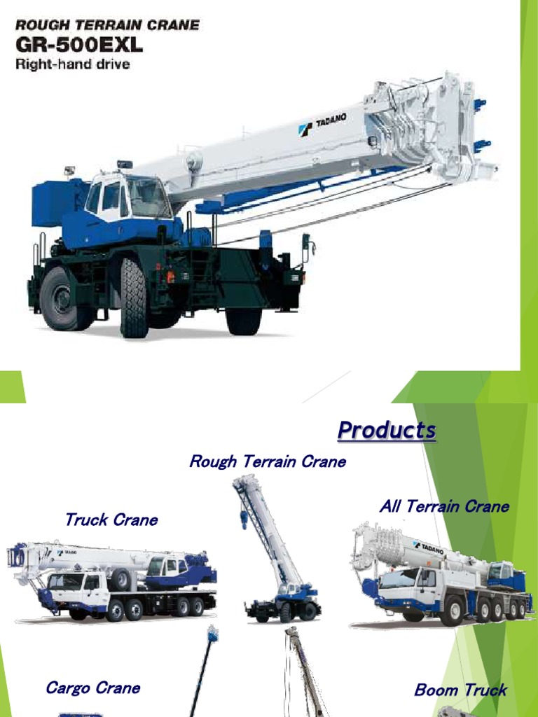 Tadano Crane Load Charts Overview | PDF | Crane (Machine) | Vehicles