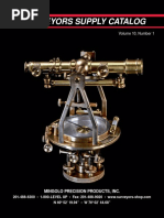 Surveyors Supply Catalog: Volume 10, Number 1