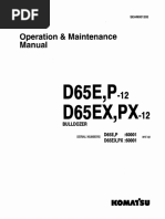 Komatsu D65e, P-12 & D65ex, Px-12 Bulldozer