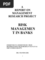 Risk Management in Bank Project