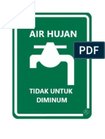 sign air hujan