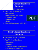 Good Clinical Practices:: Protocols