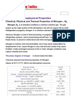 Nitrogen - Thermophysical Properties