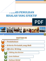 Teknis Penulisan Yang Efektif 2016