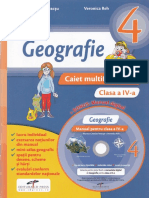 Geografie - Clasa A 4-A - Caiet Multifunctional