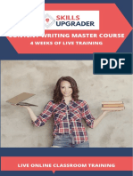 Content Writing Master Course: 4 Weeks of Live Training