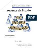 Sebenta de Estudo UFCD 0838