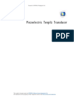 Piezoelectric Tonpilz Transducer: Created in COMSOL Multiphysics 5.6