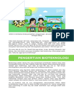 Pengertian Bioteknologi Dan Bioteknologi Di Sekitar