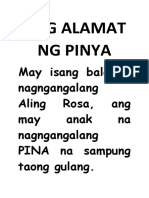 Ang Alamat NG Pinya | PDF