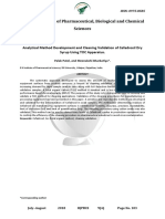 Cleaning Validation of Cefadroxil Using TOC