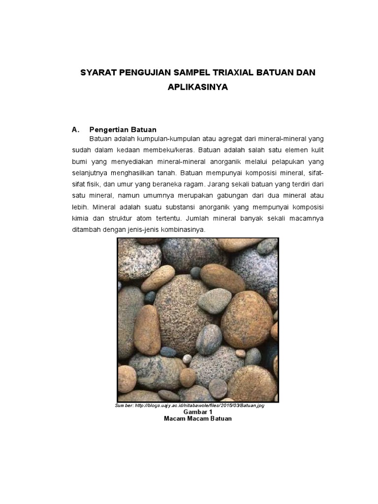Aplikasi Triaxial | PDF | Sains & Matematika