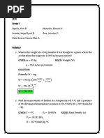 Solved Problems in Fluid Mechanics-Chapter 1 - Fluid Properties | PDF