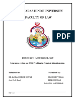 Research Methodology Literature