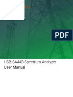 USB-SA44B Spectrum Analyzer User Manual