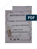 Matematicas Jonathan Ramos