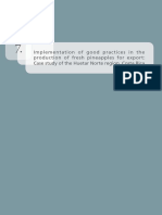 Implementation of Good Prac Tices in The Production of Fresh Pineapples For Export: Case Study of The Huetar Norte Region, Costa Rica