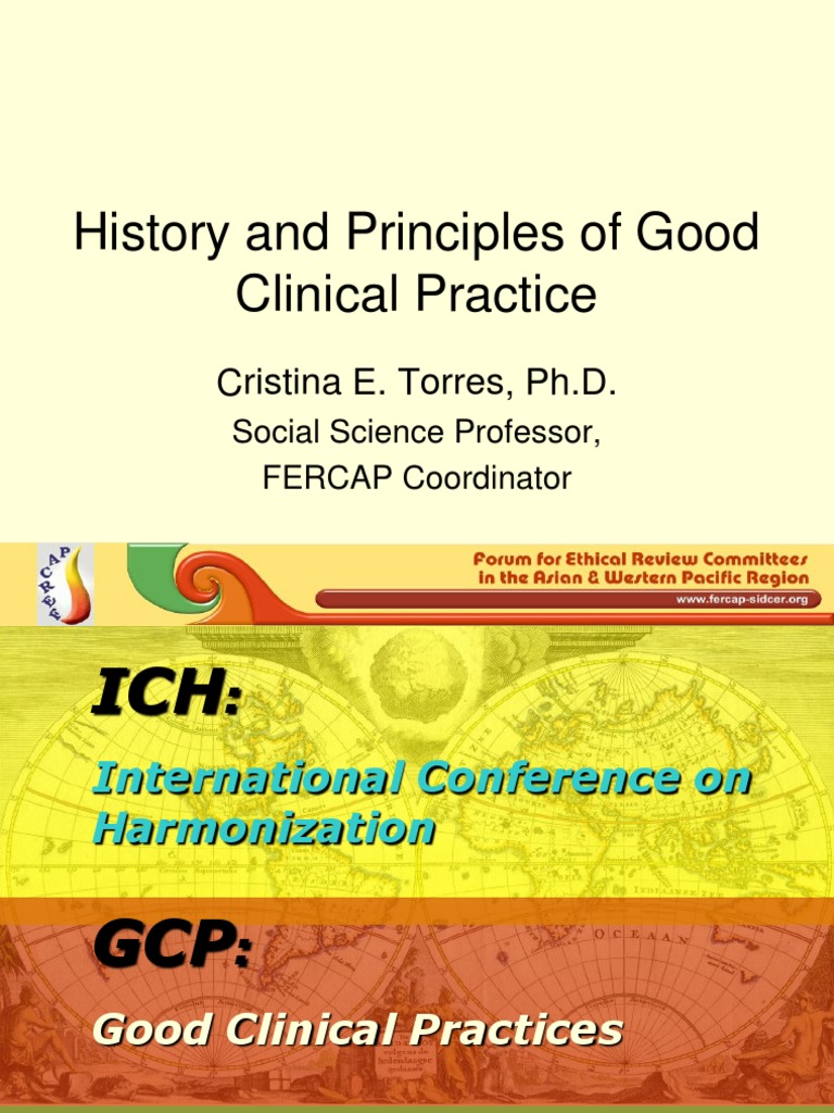 History and Principles of GCP | PDF | Institutional Review Board ...