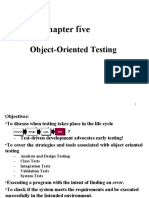 Chapter Five: Object-Oriented Testing