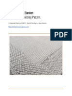 Baby Blanket Knitting Pattern