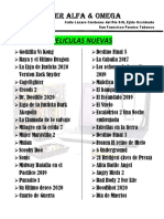 Catalogo Peliculas 2021