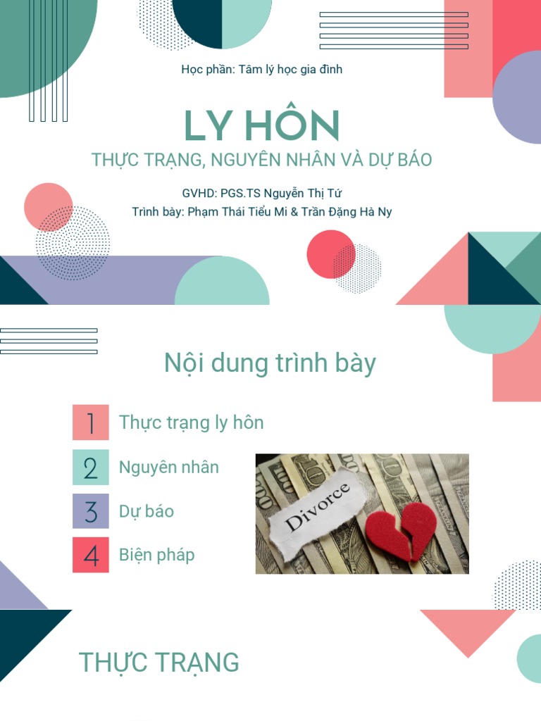 Family Psychology Divorce Presentation (Vietnamese) PDF