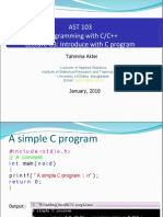 AST 103 Programming With C/C++