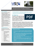 Infrastructure Project Finance: Advanced Master in