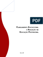 Planejamento Educacional e Avaliacao Na Educacao Profissional