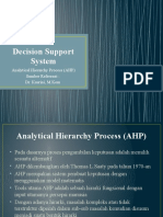 Decision Support System-AHP-P9-2020