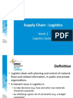 Supply Chain: Logistics