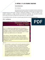 Cambios en El Artículo 3 y Las Reformas Educativas