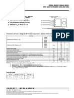 BD645, BD647, BD649, BD651 NPN Silicon Power Darlingtons