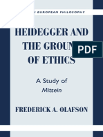 (Modern European Philosophy) Frederick A. Olafson-Heidegger and The Ground of Ethics - A Study of Mitsein - Cambridge University Press (1998)