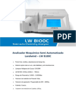 BROCHURE LANDWIND LW B100C Semi Automatizado