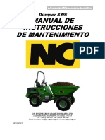 Manual de Instrucciones de Mantenimiento: Dúmper SW6