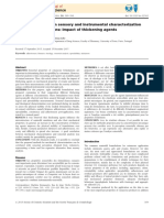 Comparison Between Sensory and Instrumental Characterization of Topical Formulations: Impact of Thickening Agents