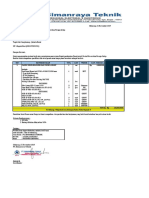 Surat Penawaran Panel Untuk Mesin Blower - Harri Roof Tank