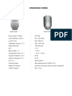 Spesifikasi Tiang Pju Dan Lampu Pju