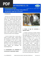 TIHE20111803 - R02 - Consideration For Ship Energy Saving Method of The Generator Engine Gas Economizer