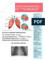 Dr. Blyden: Acute and Chronic Bronchitis