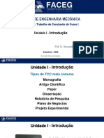 Unidade I - Introdução TCC