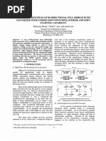 Operation Principles of Bi-Directional Full-Bridge DCDC Converter With Unified Soft-Switching Scheme and Soft-Starting Capability