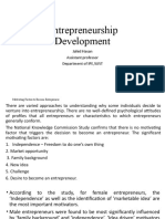 Entrepreneurship Development: Jahid Hasan Assistant Professor Department of IPE, SUST