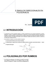 Medición de Ángulos Direccionales en Poligonales