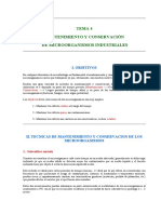 Tema 4. - Mantenimiento y Conservacion de Microorganismos I