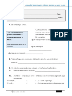 Avaliação Trimestral 2º Período_Estudo Do Meio